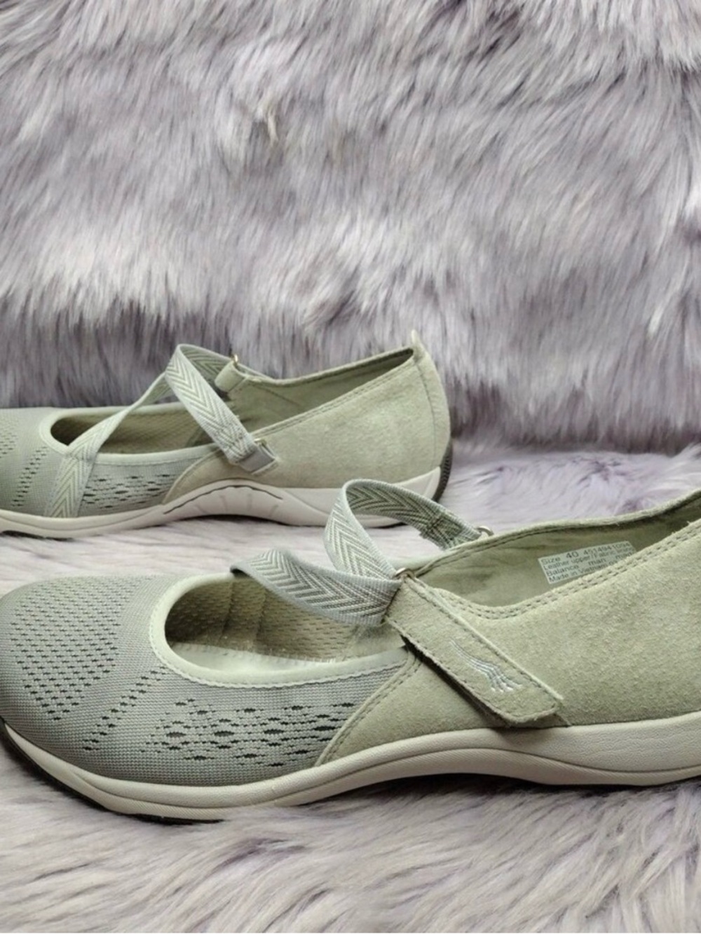 Dansko Haven Comfort Flats Mary Jane Shoes Womens Sz US 9.5/10 EU 40 Grey